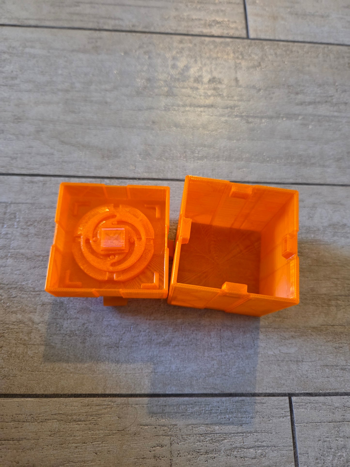 Gift box with cool lock mechanism