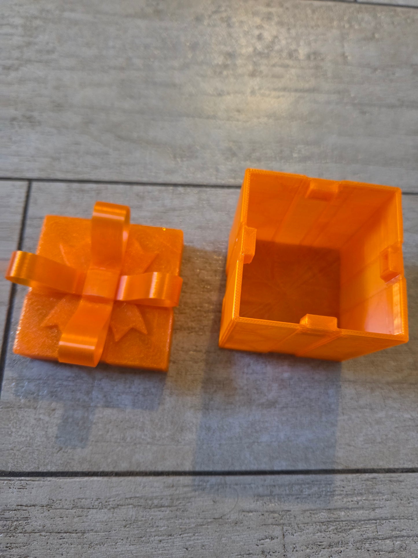 Gift box with cool lock mechanism